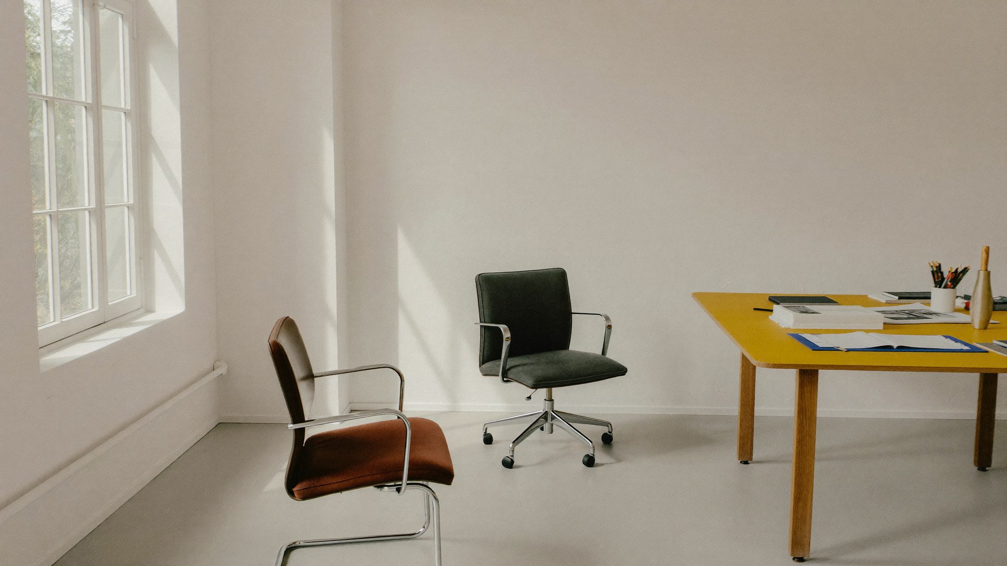 Modern consultation room at Fiscal Bridge's Johannesburg office